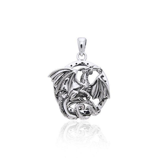 Jody Bergsma Dragon Silver Pendant TPD1871 Pendant
