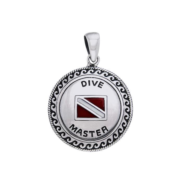 Silver Divemaster Silver Pendant TPD219