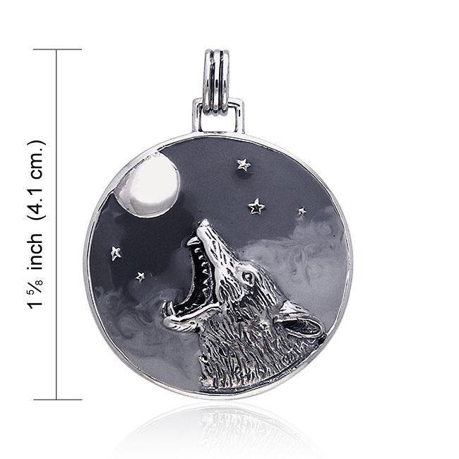 Sterling Silver Coyote Pendant by Ted Andrews TPD254 Pendant
