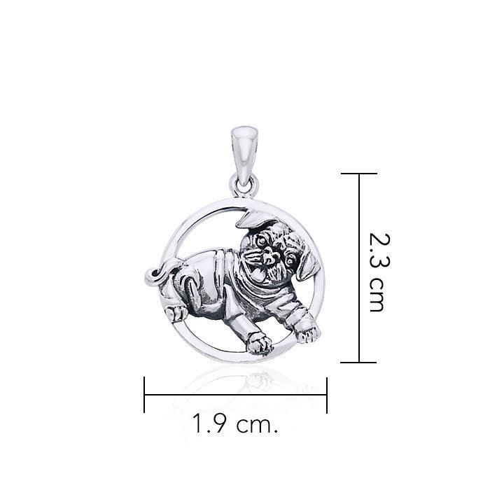 Jody Bergsma Pug Pendant TPD2657 - peterstone.dropshipping