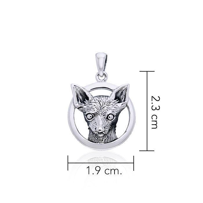 Jody Bergsma Chihuahua ~ Sterling Silver Jewelry Pendant TPD2658 - peterstone.dropshipping