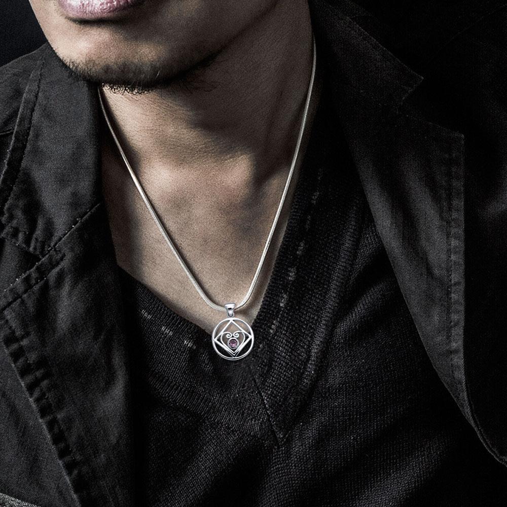 Hearts in Recovery Silver Pendant TPD270 Pendant