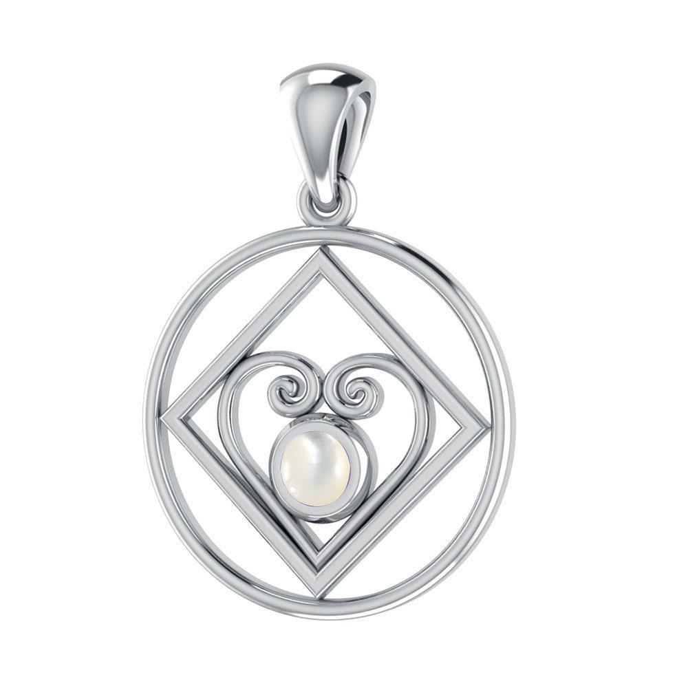 Hearts in Recovery Silver Pendant TPD270 Pendant