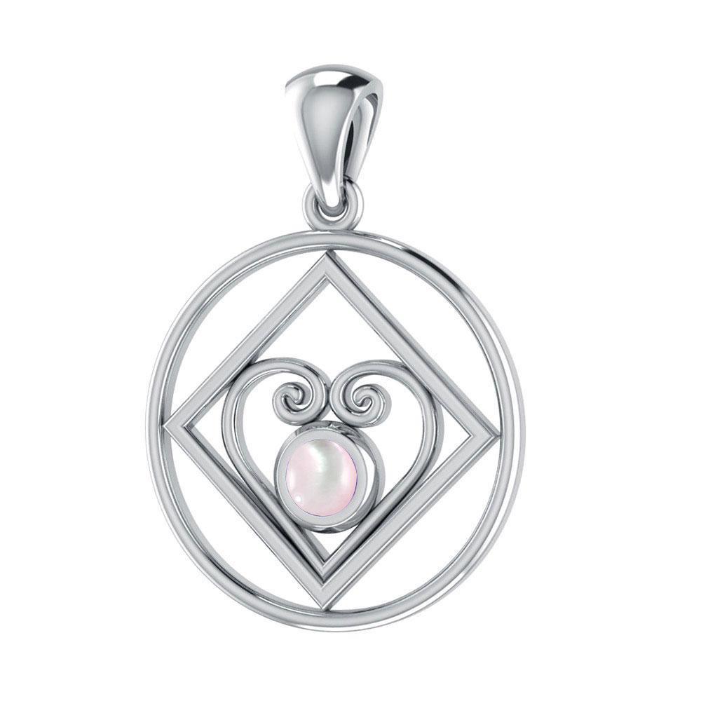 Hearts in Recovery Silver Pendant TPD270 Pendant