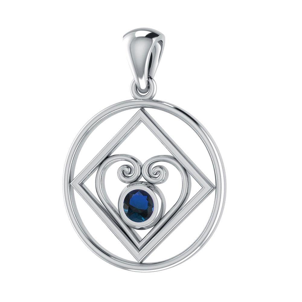 Hearts in Recovery Silver Pendant TPD270 Pendant