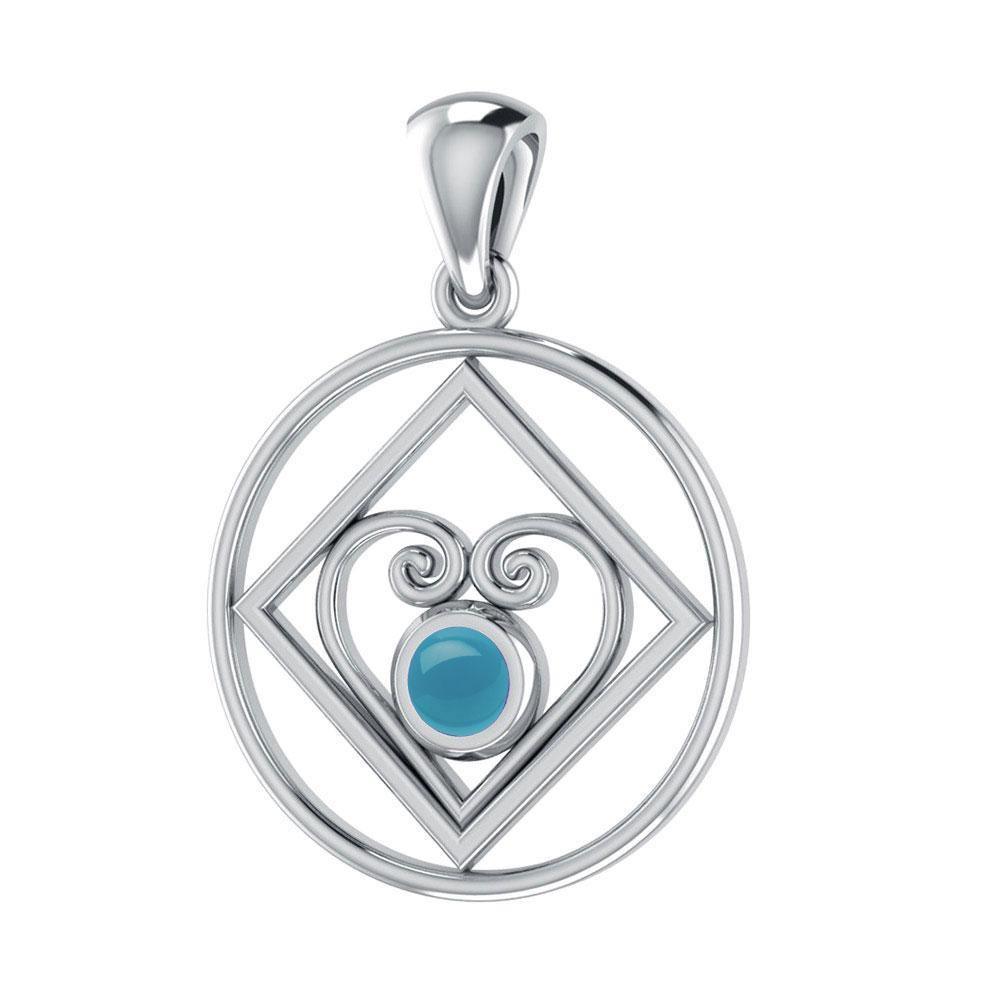 Hearts in Recovery Silver Pendant TPD270 Pendant