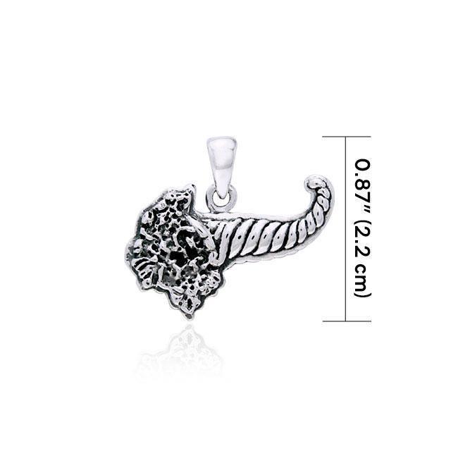 Cornucopia Sterling Silver Pendant TPD2855 Pendant