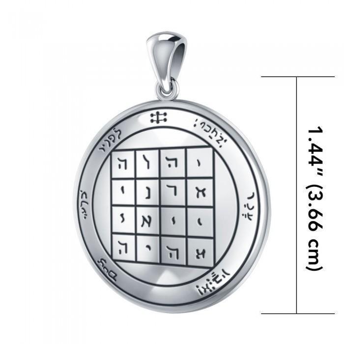 First The Star of Saturn Solomon Seal Pendant TPD2865