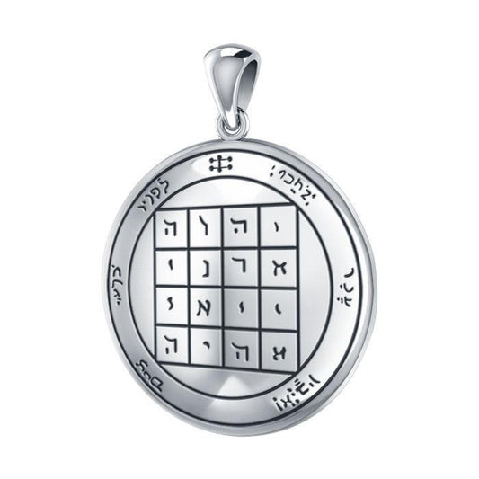 First The Star of Saturn Solomon Seal Pendant TPD2865