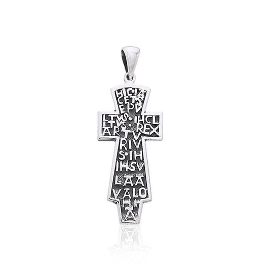 Cross with Words Silver Pendant TPD2998 Pendant