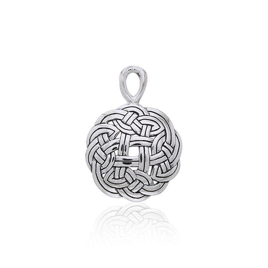 Celtic Shield Knot Sterling Silver Pendant TPD3021 Pendant
