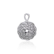 Celtic Shield Knot Sterling Silver Pendant TPD3021 Pendant