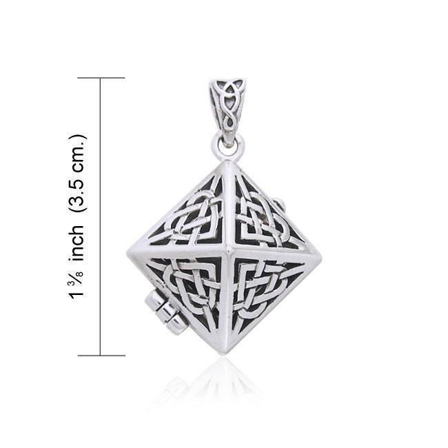 Celtic Heart Aroma Locket Pendant TPD3029 Pendant