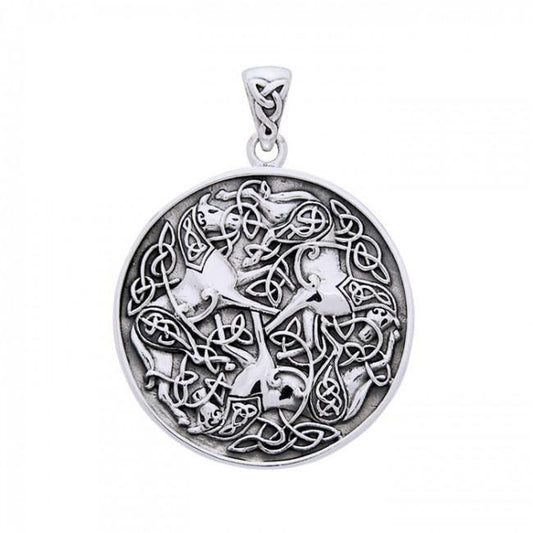 Celtic Knotwork Horse Pendant TPD3046