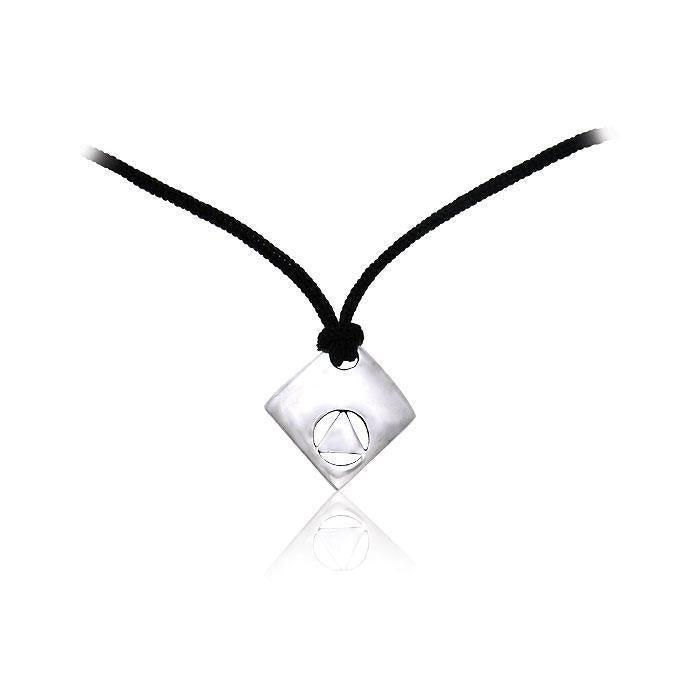 AA Symbol Silver Pendant TPD306 Set