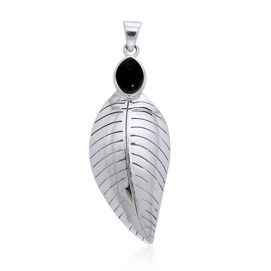 Leaf Sterling Silver Pendant TPD3274 Pendant