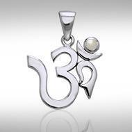 Om Sterling Silver Gemstone Pendant TPD3286 Pendant