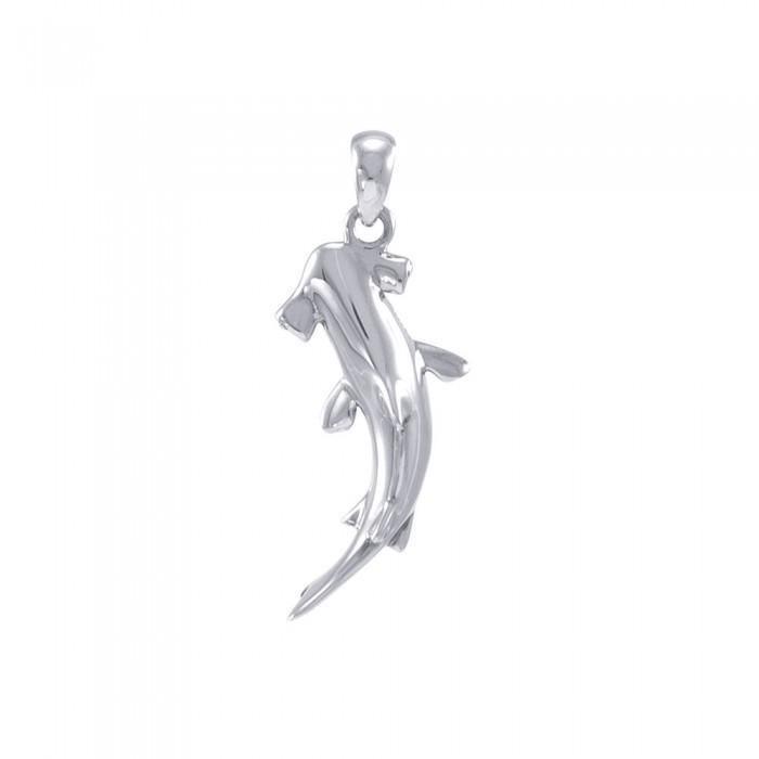 Hammerhead Shark Sterling Silver Pendant