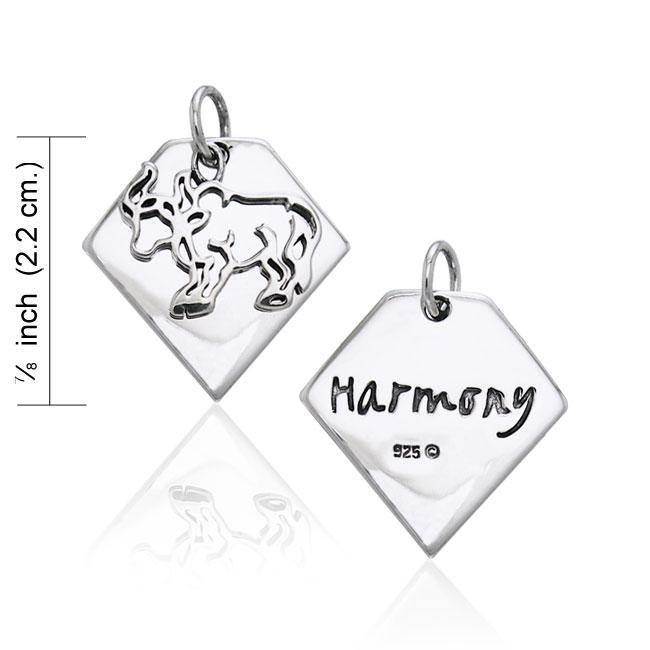 Taurus Astrology Pendant By Amy Zerner TPD3459 - Wholesale Jewelry