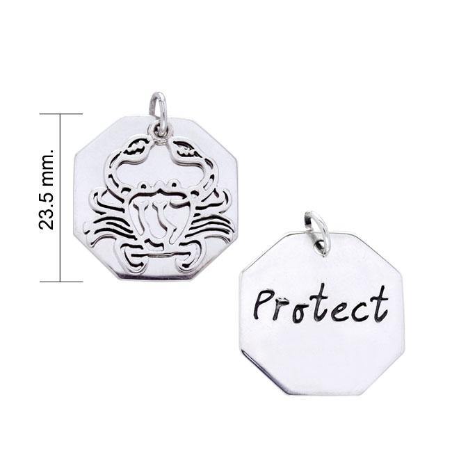 Cancer Zodiac Silver Pendant by Amy Zerner TPD3461 - Wholesale Jewelry