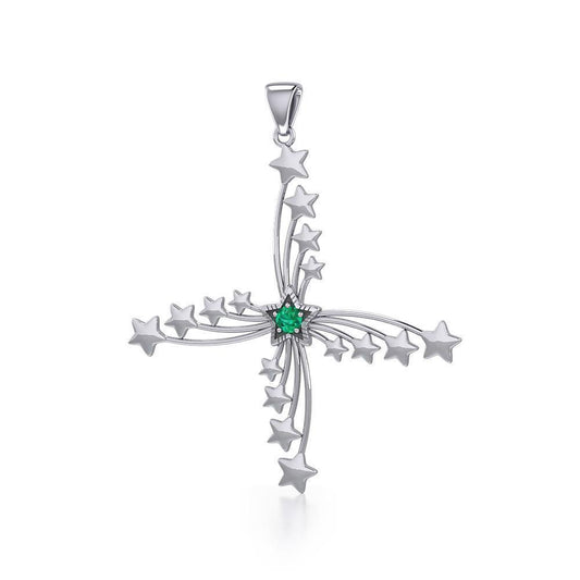 Pretty stars in the broad night sky ~ Sterling Silver Jewelry Pendant Pendant