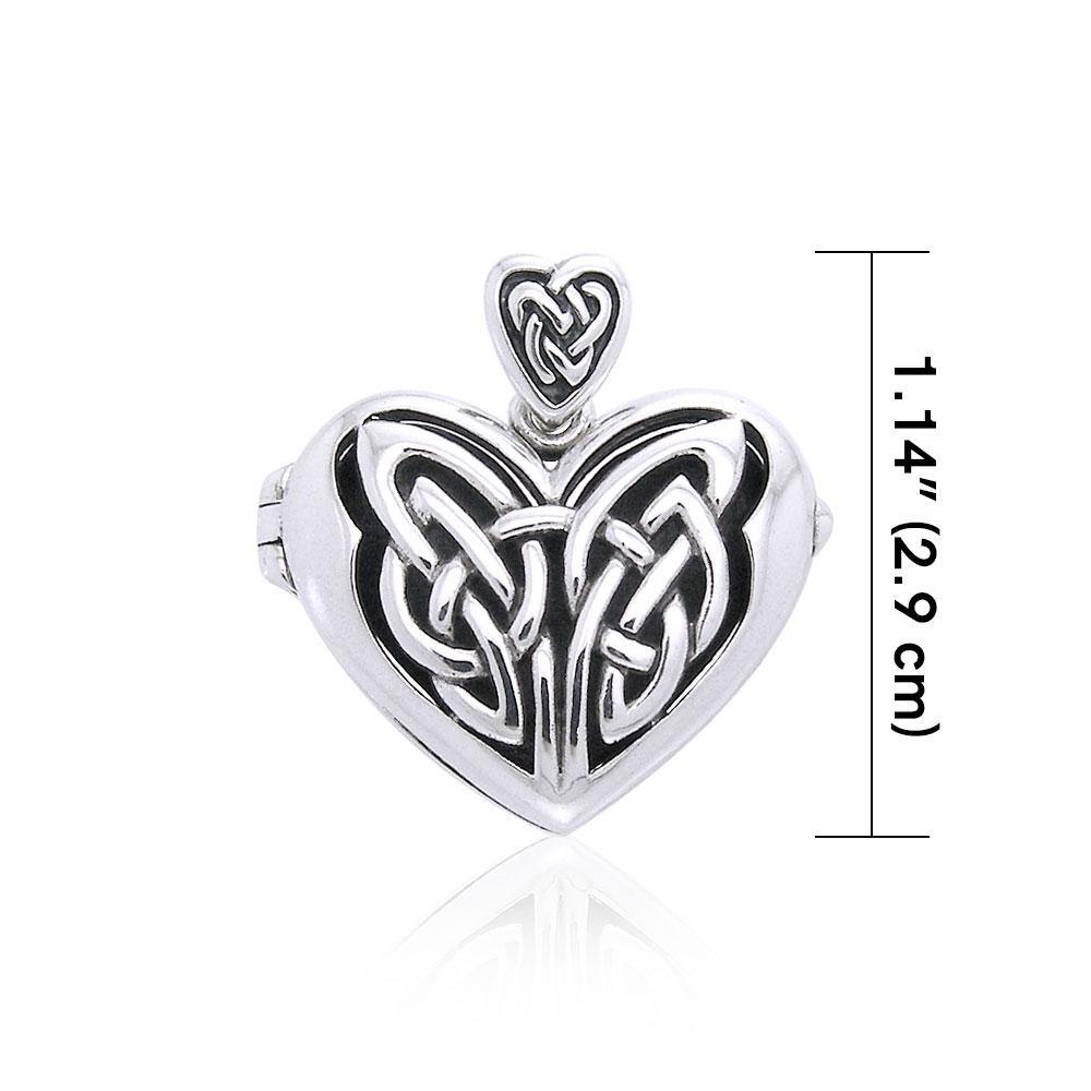 Celtic Eternal Heart Aroma Locket TPD3546 Pendant