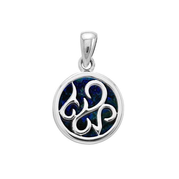 Tendril Cabochon Filigree Small Pendant TPD3574 Pendant