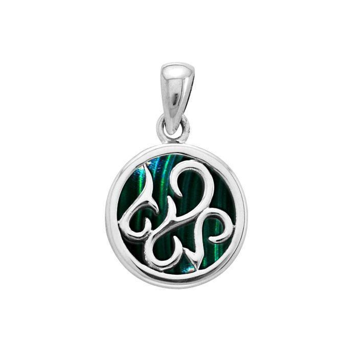 Tendril Cabochon Filigree Small Pendant TPD3574 Pendant