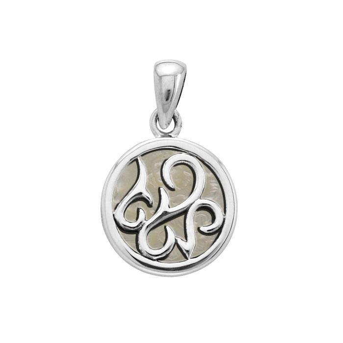 Tendril Cabochon Filigree Small Pendant TPD3574 Pendant