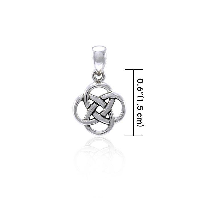 The Small Celtic Knot Silver Pendant TPD3688 Pendant