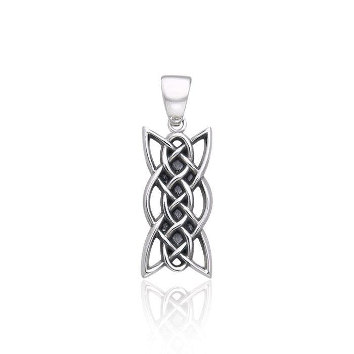 Contemporary Celtic Knotwork Silver Pendant TPD371 Pendant