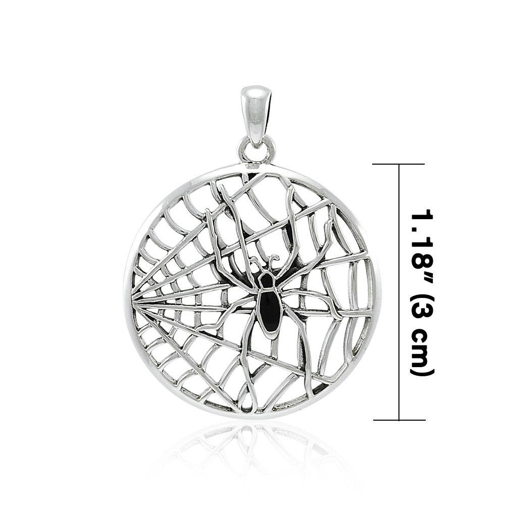 Ted Andrews Spiderweb Sterling Silver Pendant TPD3992 Pendant