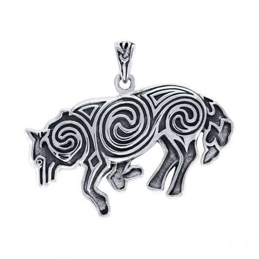 Brigid Ashwood Wolf Pendant TPD3997