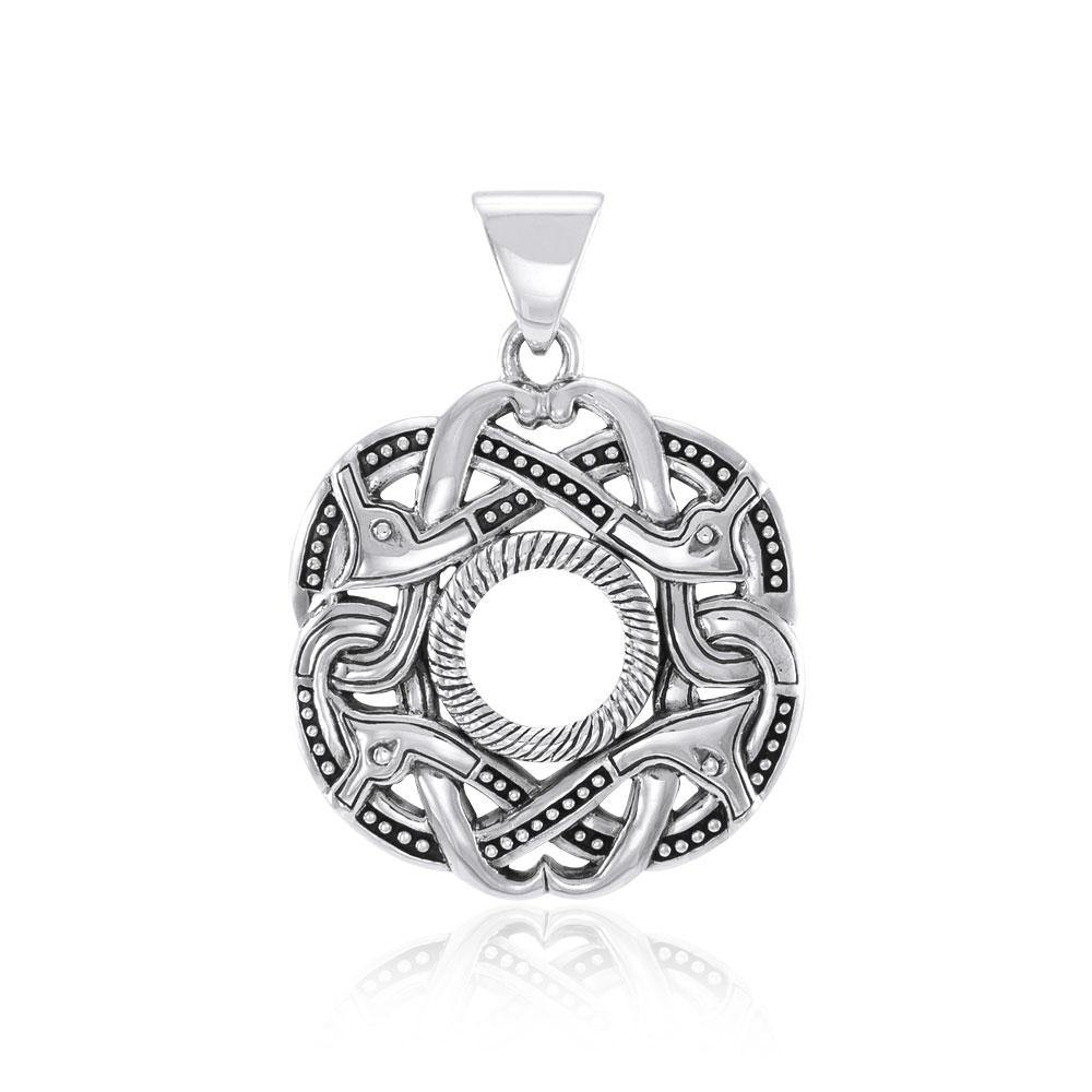 Celtic Knotwork Sterling Silver Pendant TPD403 Pendant