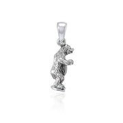 Bear Sterling Silver Pendant TPD4089 - Wholesale Jewelry