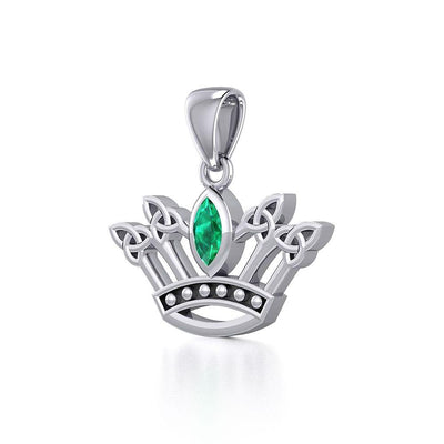 Triquetra Crown Pendant TPD4165 - Wholesale Jewelry