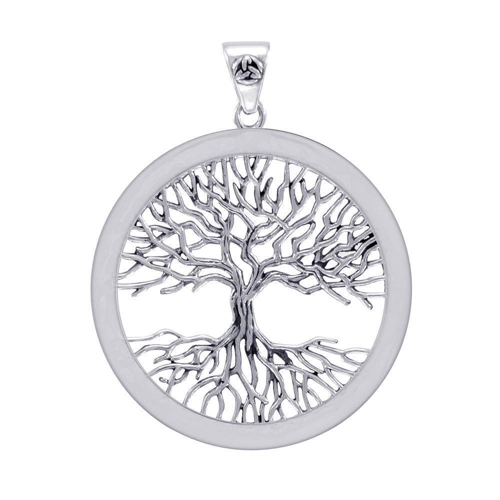 Mickie Mueller Wiccan Tree of Life Silver Pendant TPD4304 Pendant