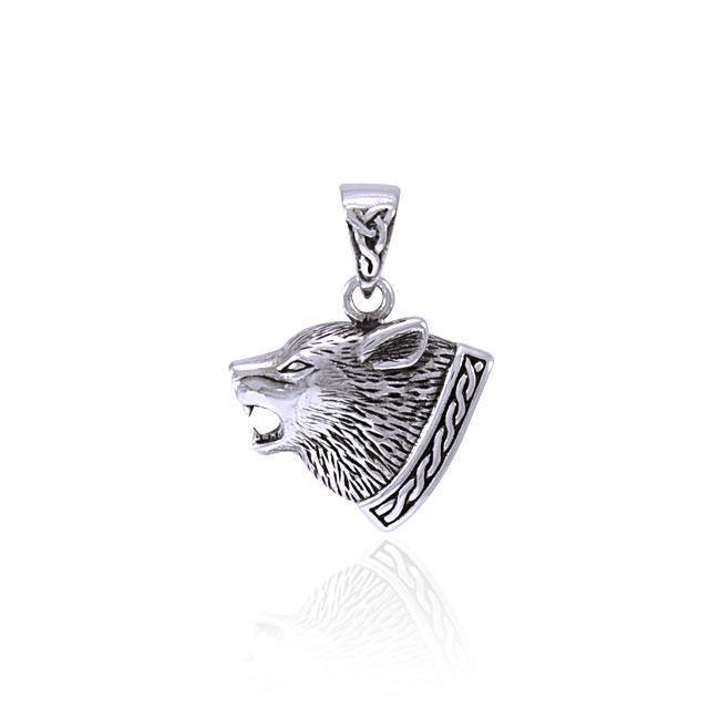 Celtic Knot Wolf Pendant TPD4367 Pendant