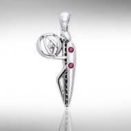 Art Deco Silver Pendant TPD445 Pendant