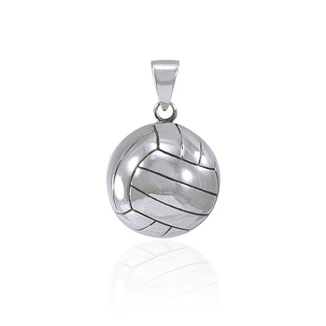 Volleyball Silver Pendant TPD4470 Pendant