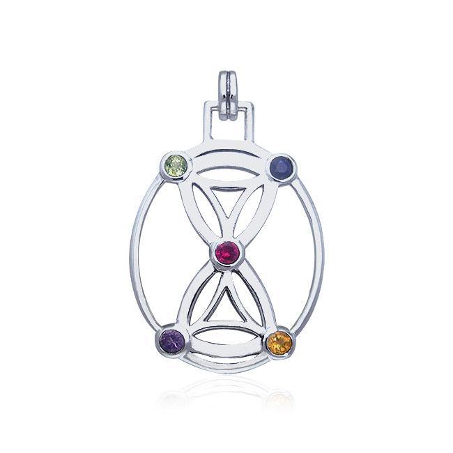 Hourglass Flower Of Life TPD449 Pendant