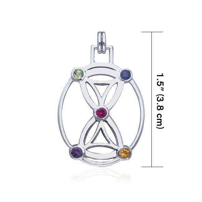 Hourglass Flower Of Life TPD449 Pendant