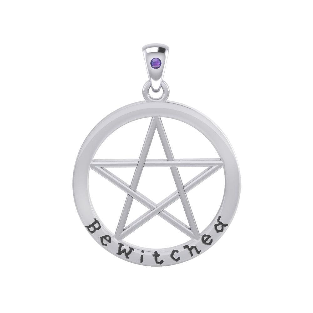 Bewitched Pentagram Silver Pendant TPD4507 - peterstone.dropshipping
