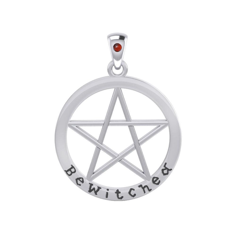 Bewitched Pentagram Silver Pendant TPD4507 - peterstone.dropshipping