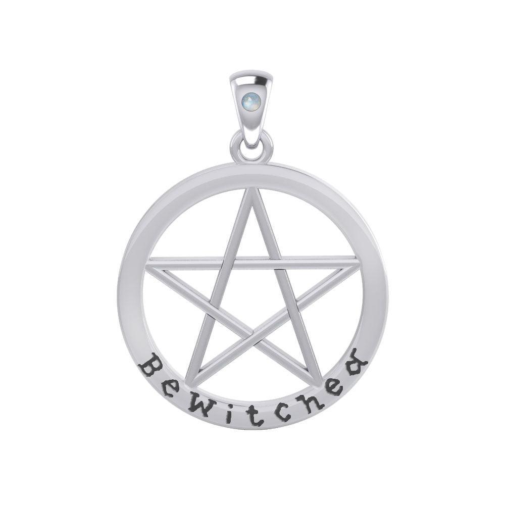Bewitched Pentagram Silver Pendant TPD4507 - peterstone.dropshipping