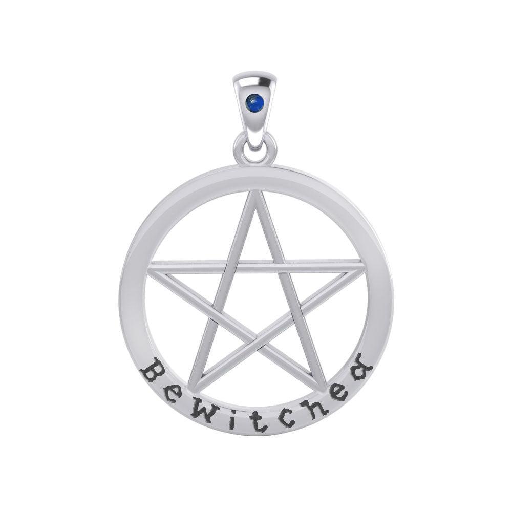 Bewitched Pentagram Silver Pendant TPD4507 - peterstone.dropshipping