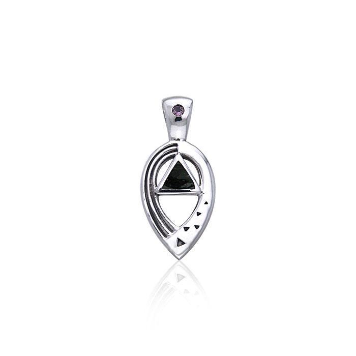 Power Triangle Silver Pendant TPD463 Pendant