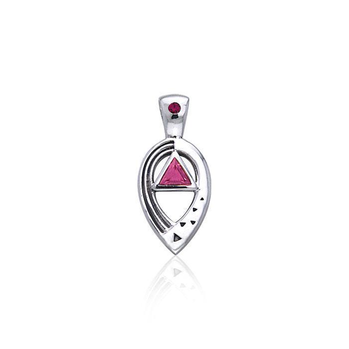 Power Triangle Silver Pendant TPD463 Pendant