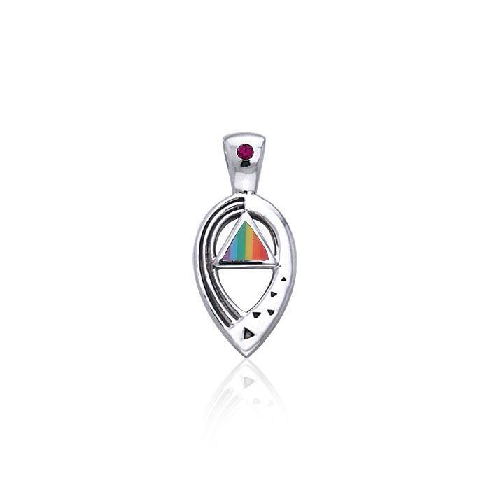 Power Triangle Silver Pendant TPD463 Pendant