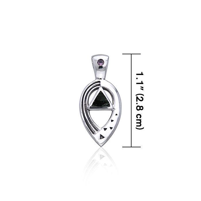 Power Triangle Silver Pendant TPD463 Pendant